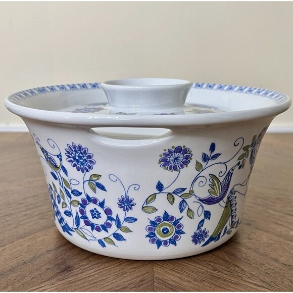 Vintage Figgjo LOTTE Turi-Design Market Casserole Dish Made in Norway Blue - Picture 4 of 11